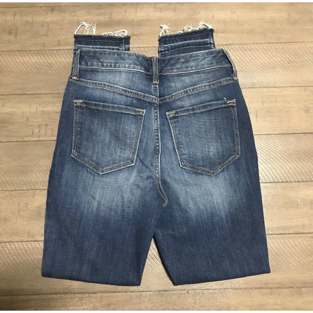 Old Navy Rockstar high‎ rise distressed skinny jeans Sz 2 - Picture 4 of 7